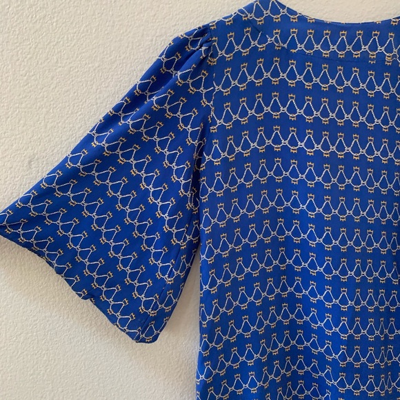 Bianca Coletti belted blue silk tunic dress XS - Picture 7 of 8